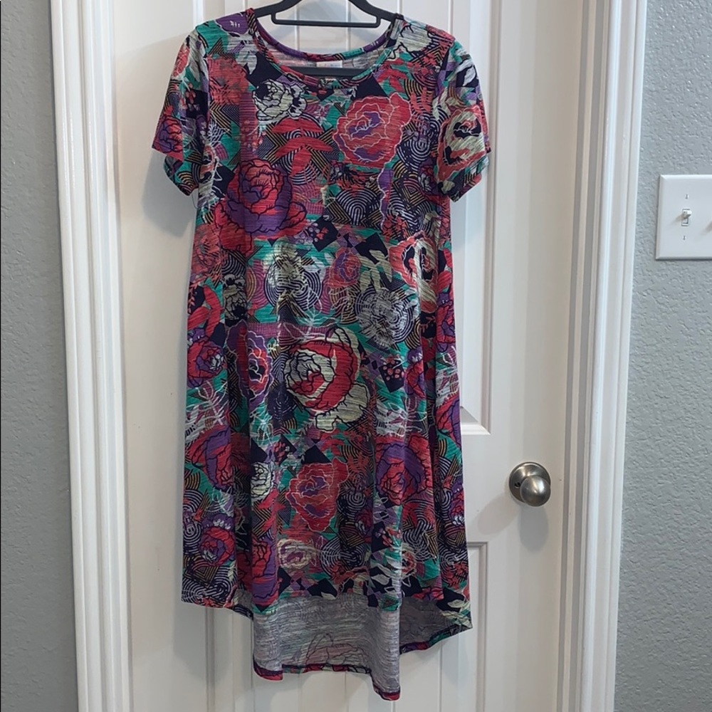 LLR Carly Bright Florals Dress, XS